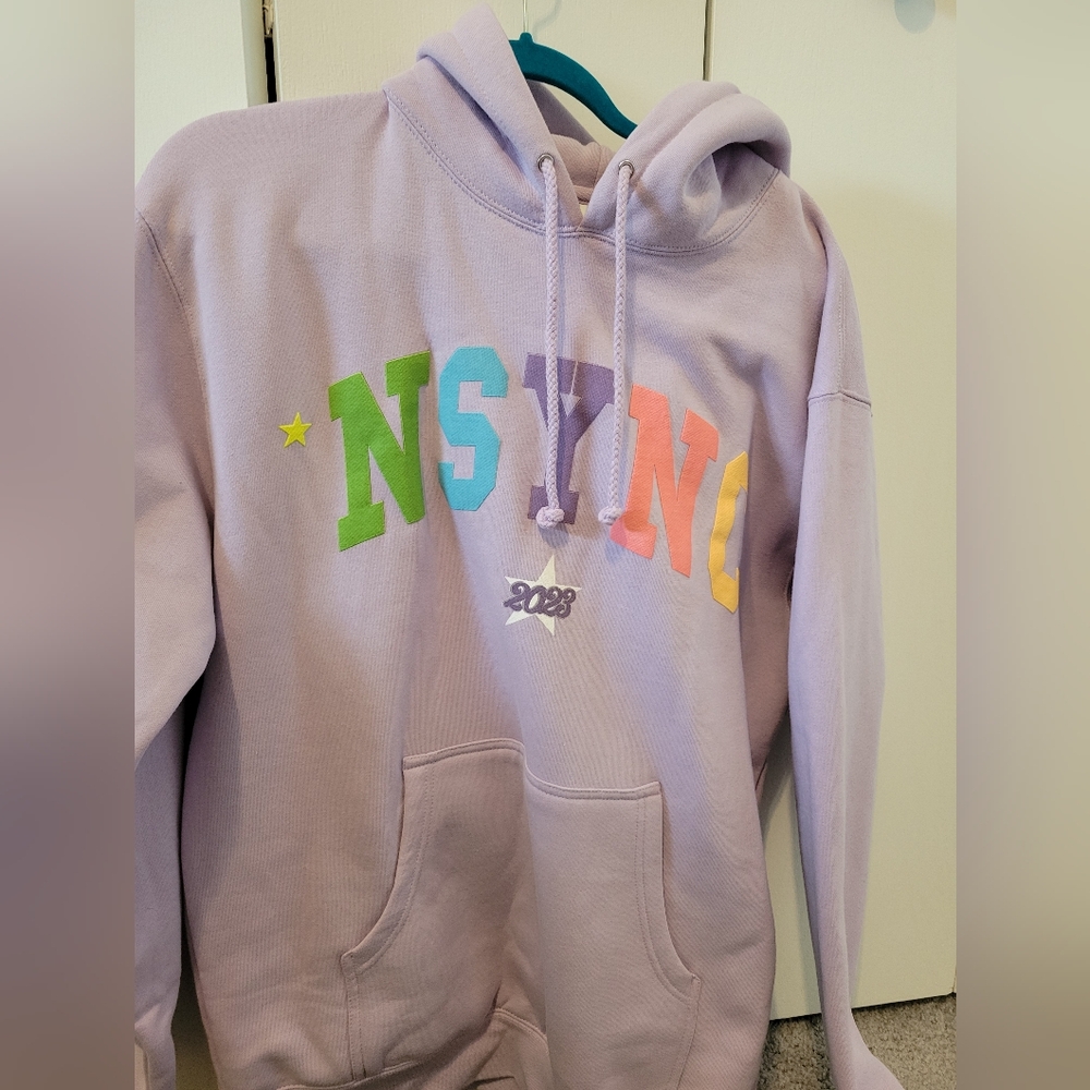 Purple *NSYNC hoodie 2023